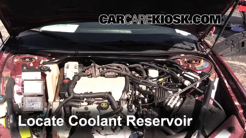 2001 Chevrolet Monte Carlo LS 3.4L V6 Refrigerante (anticongelante) Sellar pérdidas